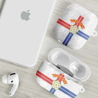 Personalized Yorkshire Celtic Heritage AirPods Case Cross Style - Wonder Print Shop
