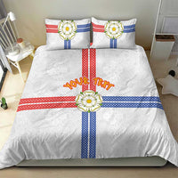 Personalized Yorkshire Celtic Heritage Bedding Set Cross Style - Wonder Print Shop