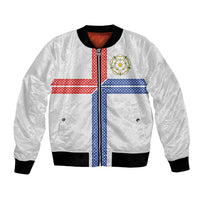 Personalized Yorkshire Celtic Heritage Bomber Jacket Cross Style - Wonder Print Shop