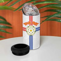Personalized Yorkshire Celtic Heritage 4 in 1 Can Cooler Tumbler Cross Style - Wonder Print Shop