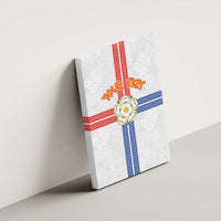 Personalized Yorkshire Celtic Heritage Canvas Wall Art Cross Style - Wonder Print Shop