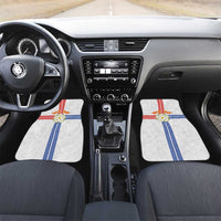 Personalized Yorkshire Celtic Heritage Car Mats Cross Style - Wonder Print Shop