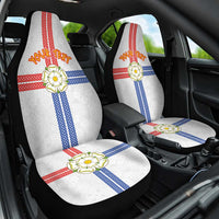 Personalized Yorkshire Celtic Heritage Car Seat Cover Cross Style - Wonder Print Shop