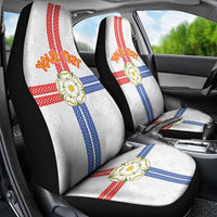 Personalized Yorkshire Celtic Heritage Car Seat Cover Cross Style - Wonder Print Shop