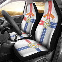 Personalized Yorkshire Celtic Heritage Car Seat Cover Cross Style - Wonder Print Shop
