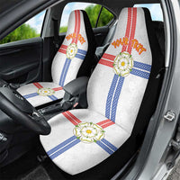 Personalized Yorkshire Celtic Heritage Car Seat Cover Cross Style - Wonder Print Shop