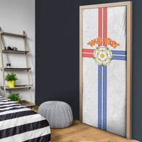 Personalized Yorkshire Celtic Heritage Door Cover Cross Style - Wonder Print Shop
