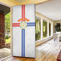 Personalized Yorkshire Celtic Heritage Door Cover Cross Style - Wonder Print Shop