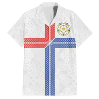 Personalized Yorkshire Celtic Heritage Hawaiian Shirt Cross Style - Wonder Print Shop