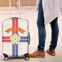 Personalized Yorkshire Celtic Heritage Luggage Cover Cross Style - Wonder Print Shop