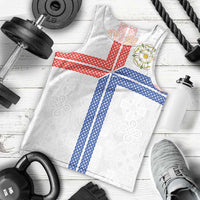 Personalized Yorkshire Celtic Heritage Men Tank Top Cross Style - Wonder Print Shop