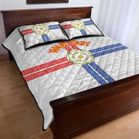 Personalized Yorkshire Celtic Heritage Quilt Bed Set Cross Style - Wonder Print Shop