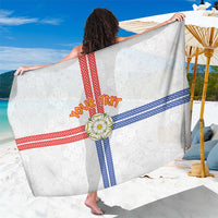 Personalized Yorkshire Celtic Heritage Sarong Cross Style - Wonder Print Shop