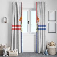 Personalized Yorkshire Celtic Heritage Window Curtain Cross Style - Wonder Print Shop