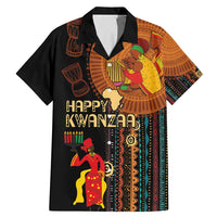 Happy Kwanzaa African Tribal Pattern Family Matching Mermaid Dress and Hawaiian Shirt - Wonder Print Shop