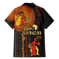 Happy Kwanzaa African Tribal Pattern Family Matching Mermaid Dress and Hawaiian Shirt - Wonder Print Shop