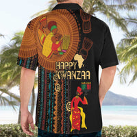 Happy Kwanzaa African Tribal Pattern Hawaiian Shirt - Wonder Print Shop
