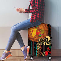 Happy Kwanzaa African Tribal Pattern Luggage Cover - Wonder Print Shop