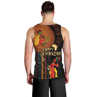 Happy Kwanzaa African Tribal Pattern Men Tank Top - Wonder Print Shop