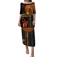 Happy Kwanzaa African Tribal Pattern Puletasi - Wonder Print Shop
