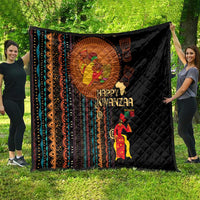 Happy Kwanzaa African Tribal Pattern Quilt - Wonder Print Shop