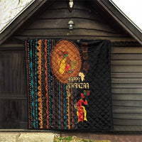 Happy Kwanzaa African Tribal Pattern Quilt - Wonder Print Shop
