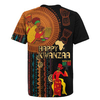Happy Kwanzaa African Tribal Pattern Rugby Jersey - Wonder Print Shop