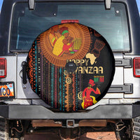 Happy Kwanzaa African Tribal Pattern Spare Tire Cover - Wonder Print Shop