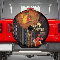 Happy Kwanzaa African Tribal Pattern Spare Tire Cover - Wonder Print Shop