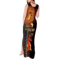 Happy Kwanzaa African Tribal Pattern Tank Maxi Dress - Wonder Print Shop