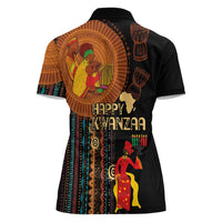 Happy Kwanzaa African Tribal Pattern Women Polo Shirt - Wonder Print Shop
