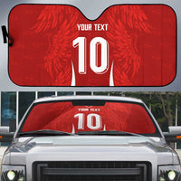 Custom Albania National Football Auto Sun Shade The Wings Sporty Style - Wonder Print Shop