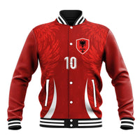 Custom Albania National Football Baseball Jacket The Wings Sporty Style - Wonder Print Shop