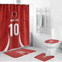 Custom Albania National Football Bathroom Set The Wings Sporty Style - Wonder Print Shop