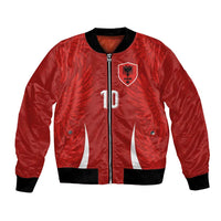Custom Albania National Football Bomber Jacket The Wings Sporty Style - Wonder Print Shop