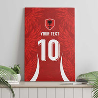 Custom Albania National Football Canvas Wall Art The Wings Sporty Style - Wonder Print Shop