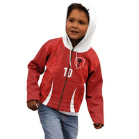 Custom Albania National Football Kid Hoodie The Wings Sporty Style - Wonder Print Shop