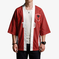 Custom Albania National Football Kimono The Wings Sporty Style - Wonder Print Shop