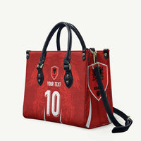 Custom Albania National Football Leather Bag The Wings Sporty Style - Wonder Print Shop