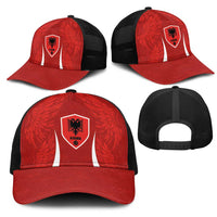 Albania National Football Mesh Trucker Cap The Wings Sporty Style - Wonder Print Shop