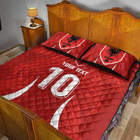 Custom Albania National Football Quilt Bed Set The Wings Sporty Style - Wonder Print Shop