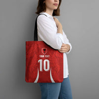 Custom Albania National Football Tote Bag The Wings Sporty Style - Wonder Print Shop