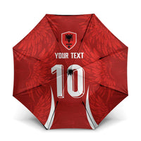 Custom Albania National Football Umbrella The Wings Sporty Style - Wonder Print Shop