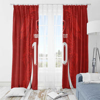 Custom Albania National Football Window Curtain The Wings Sporty Style - Wonder Print Shop