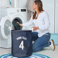 Custom Scotland National Football Laundry Basket Tartan Patchwork and Sport Lion - Wonder Print Shop