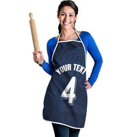 Custom Scotland National Football Apron Tartan Patchwork and Sport Lion - Wonder Print Shop