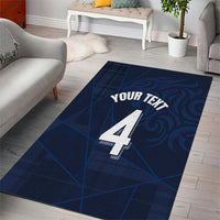 Custom Scotland National Football Area Rug Tartan Patchwork and Sport Lion - Wonder Print Shop
