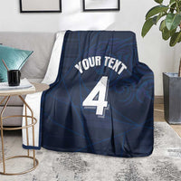 Custom Scotland National Football Blanket Tartan Patchwork and Sport Lion - Wonder Print Shop