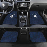 Custom Scotland National Football Car Mats Tartan Patchwork and Sport Lion - Wonder Print Shop