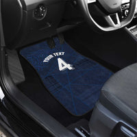Custom Scotland National Football Car Mats Tartan Patchwork and Sport Lion - Wonder Print Shop